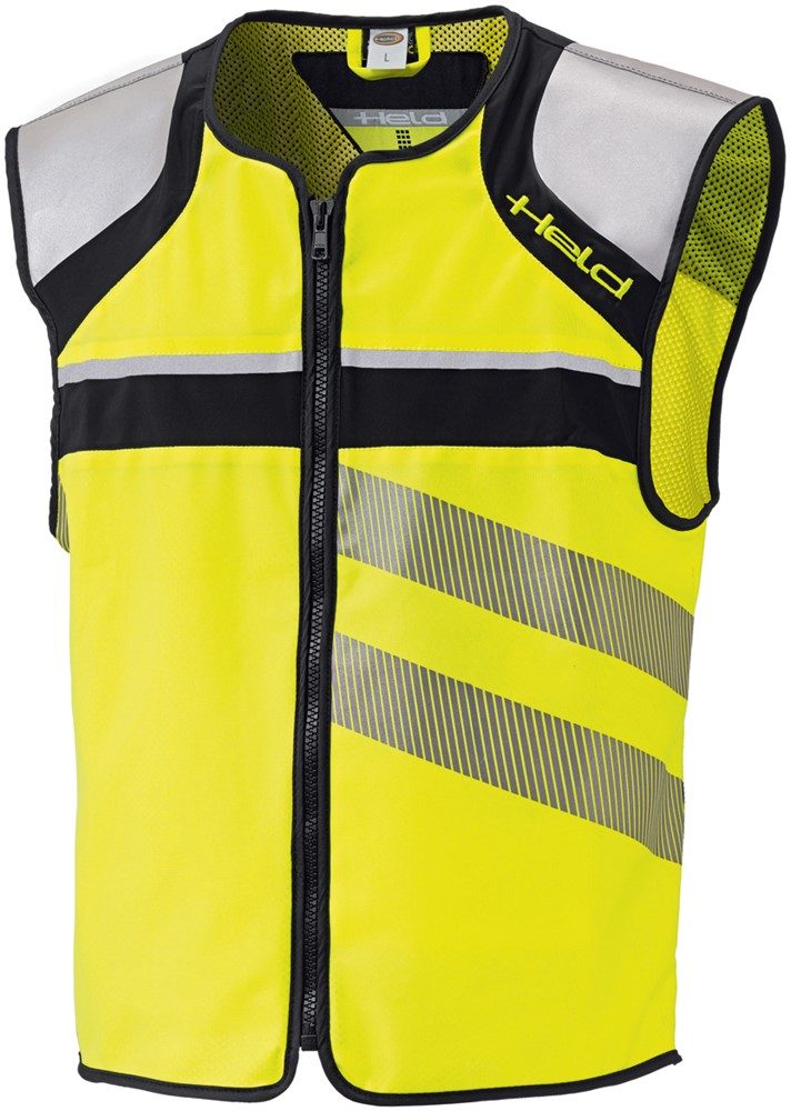 Held FLASHLIGHT II SAFETYWAISTCOAT BLACK-NEONYELLOW