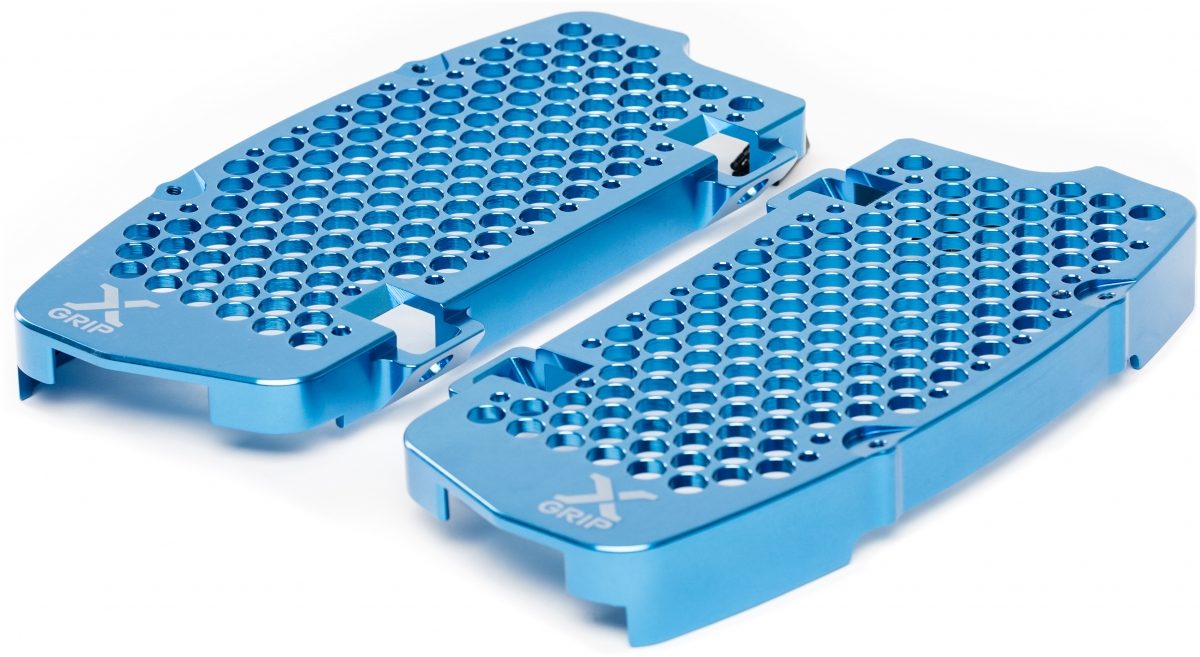 RADIATOR GUARD SET KTM / HSQ BLUE 17-19 foto 5