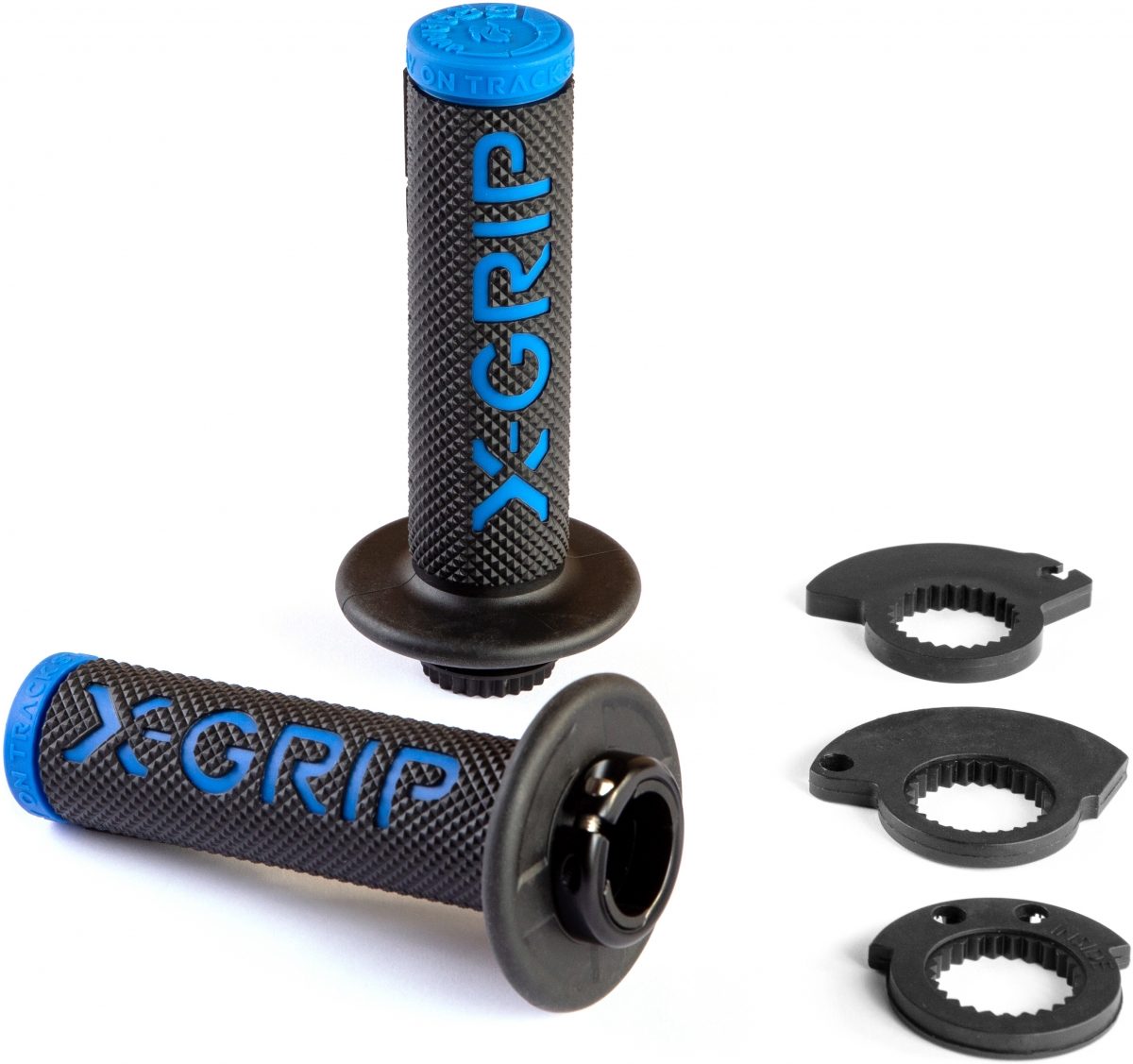 BRAAAAP GRIPS LOCK-ON BLACK-BLUE