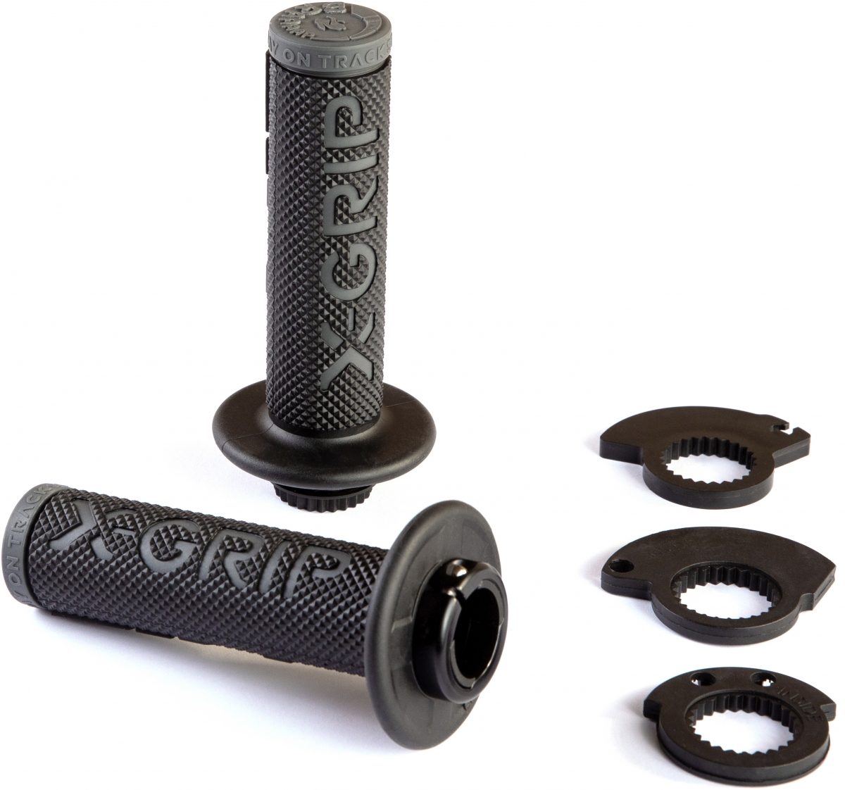 BRAAAAP GRIPS LOCK-ON BLACK-GREY