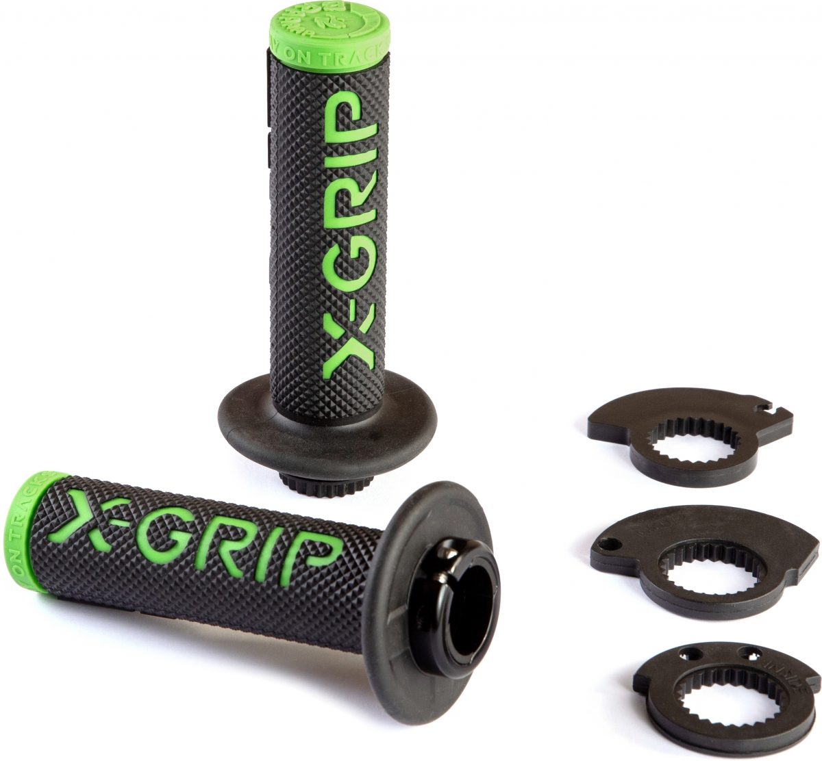 BRAAAAP GRIPS LOCK-ON BLACK-GREEN