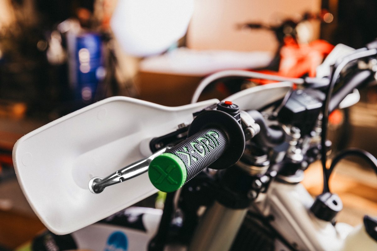 BRAAAAP GRIPS LOCK-ON BLACK-GREEN foto 2