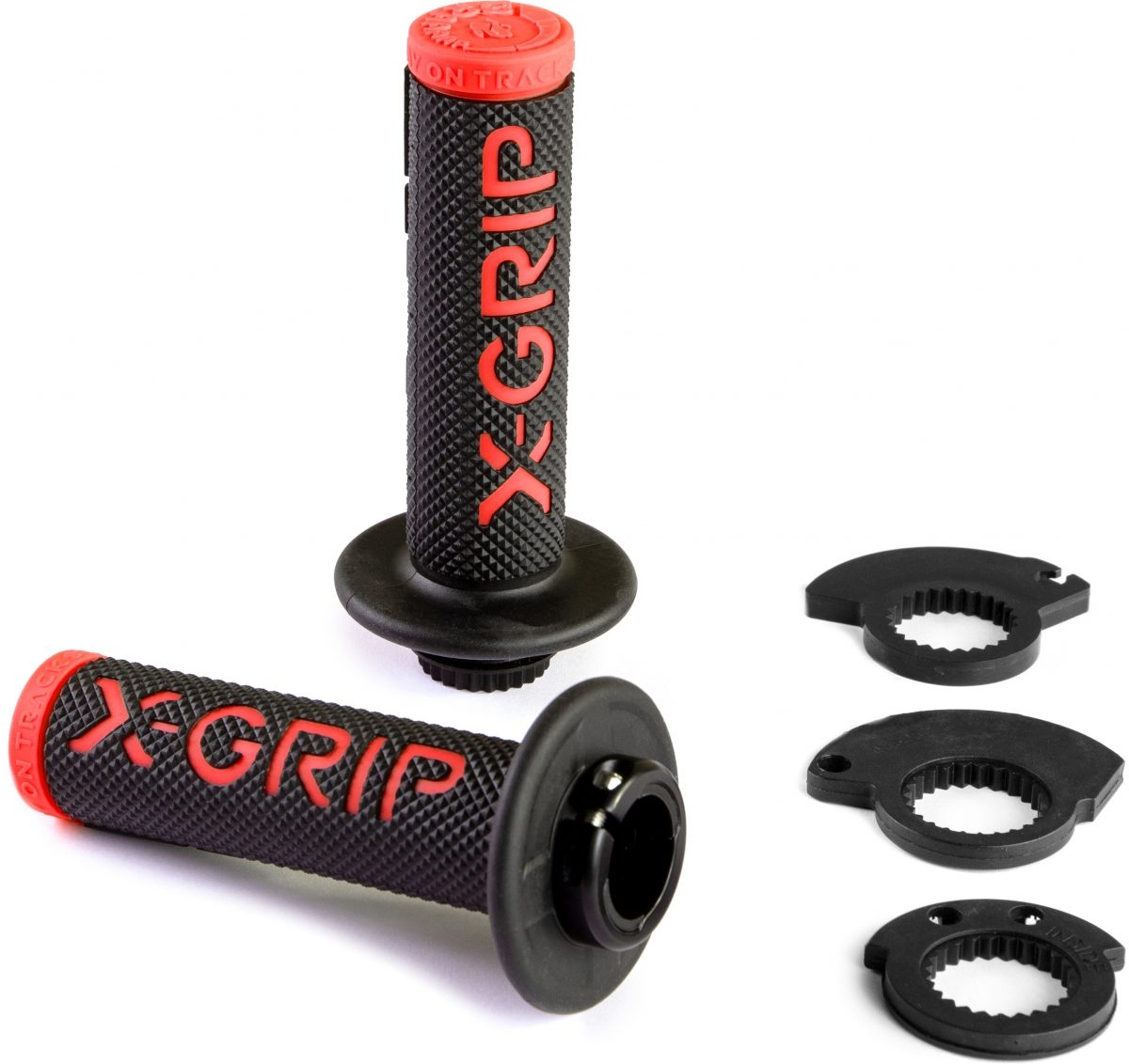 BRAAAAP GRIPS LOCK-ON BLACK-RED