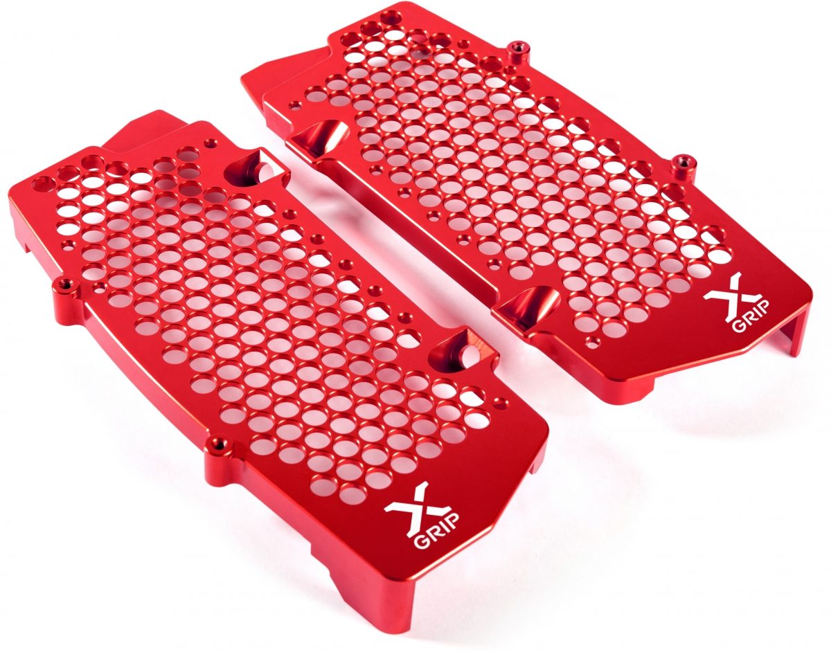 RADIATOR GUARD SET, RED