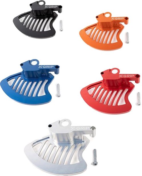 BRAKE DISC GUARD FRONT BLUE