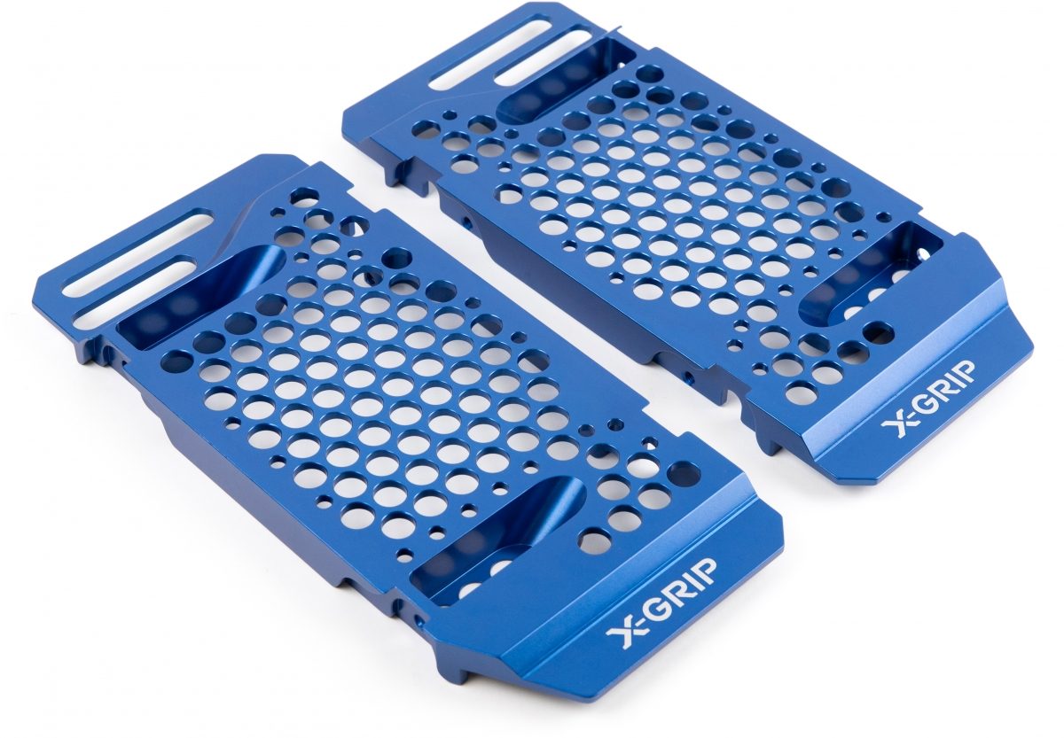 RADIATOR GUARD SET, BLUE