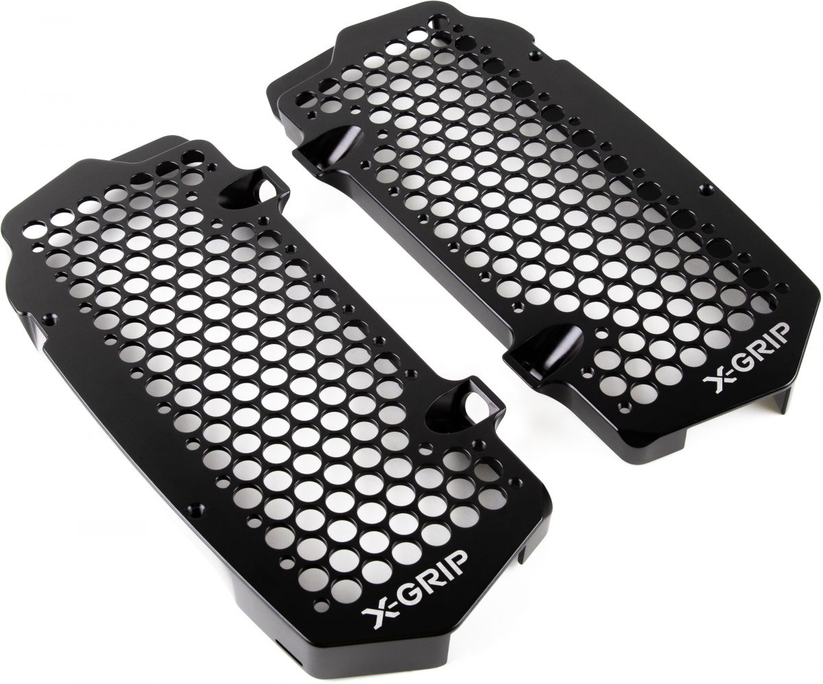 RADIATOR GUARD SET, BLACK
