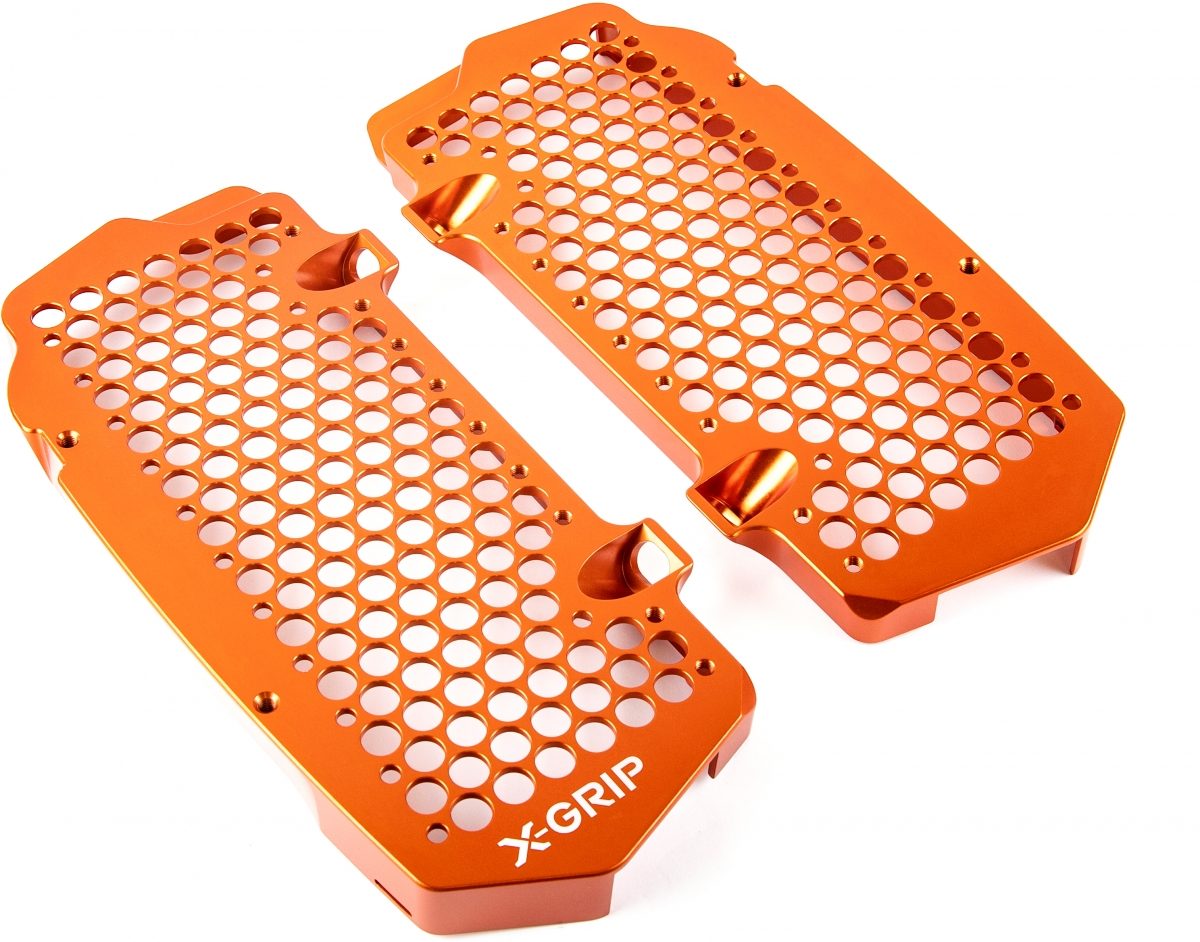 RADIATOR GUARD SET, ORANGE