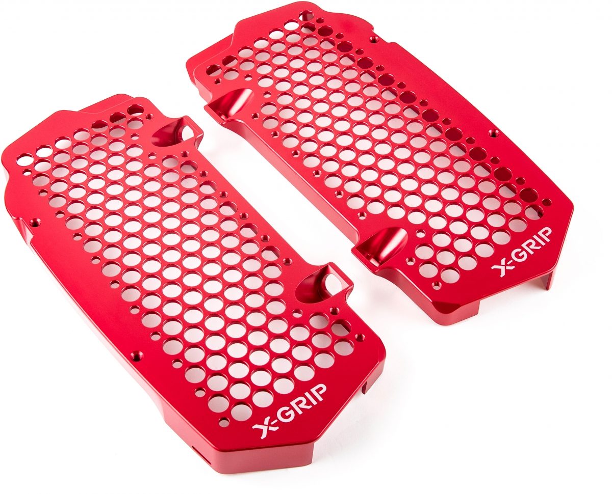 RADIATOR GUARD SET, RED