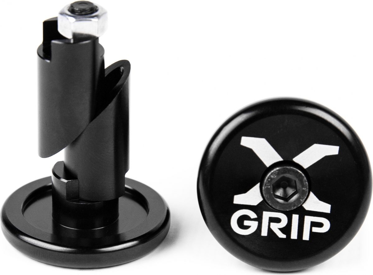 HANDLEBAR END CAPS BLACK