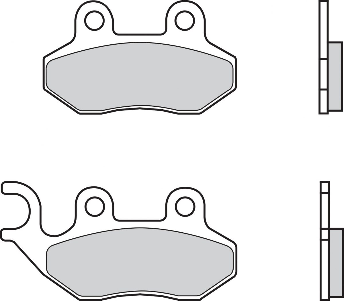 07005CC BRAKE PADS ORGANIC