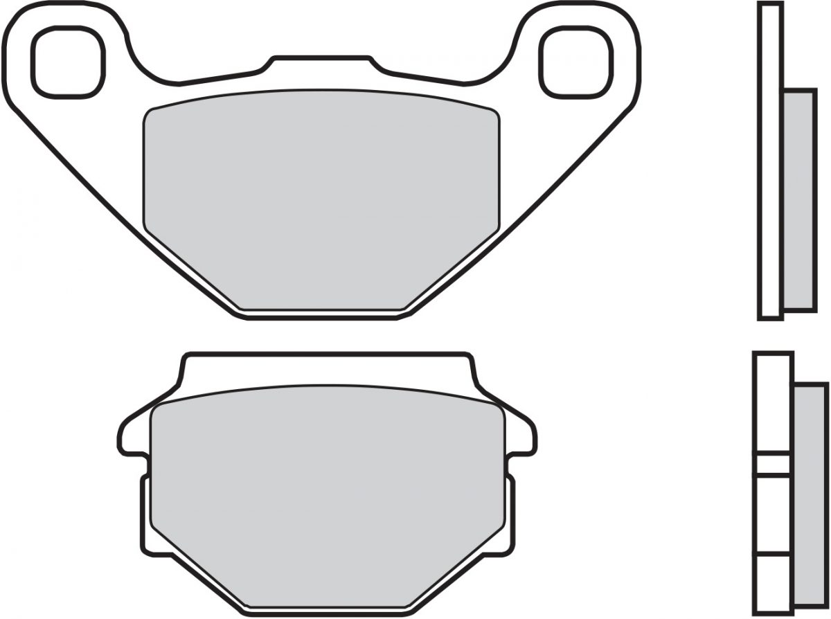 07014CC BRAKE PADS ORGANIC