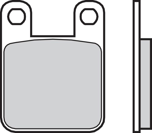 07044CC BRAKE PADS ORGANIC