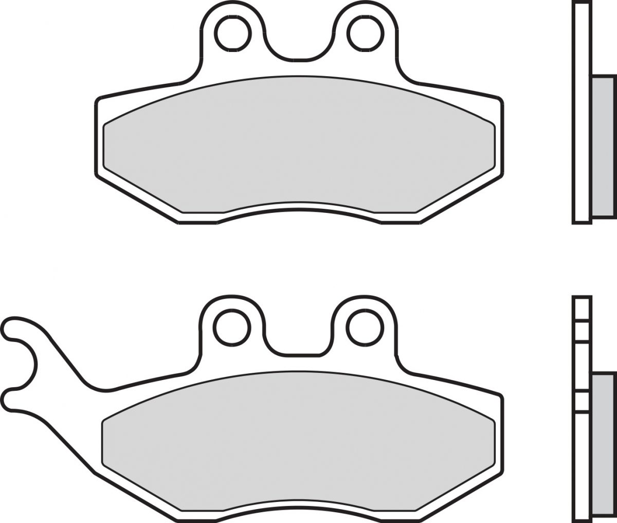 07049CC BRAKE PADS ORGANIC