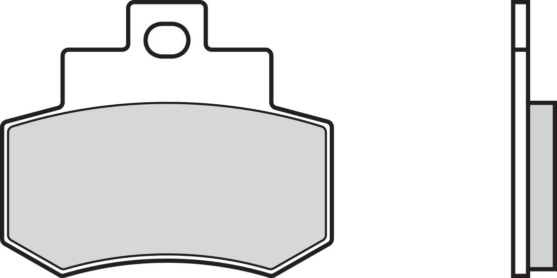 07051CC BRAKE PADS ORGANIC