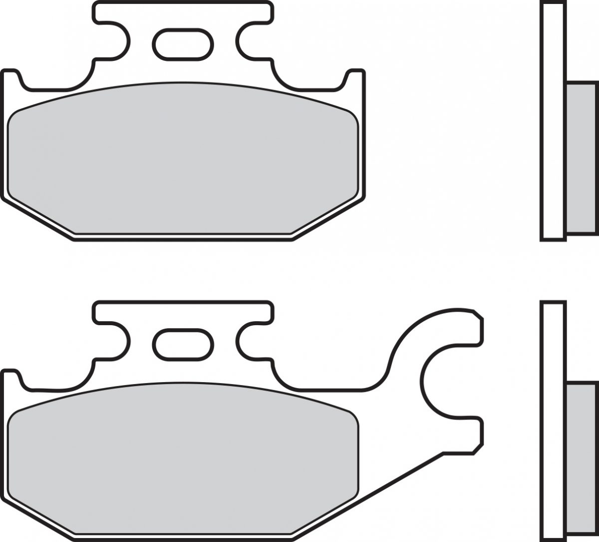 07070CC BRAKE PADS ORGANIC