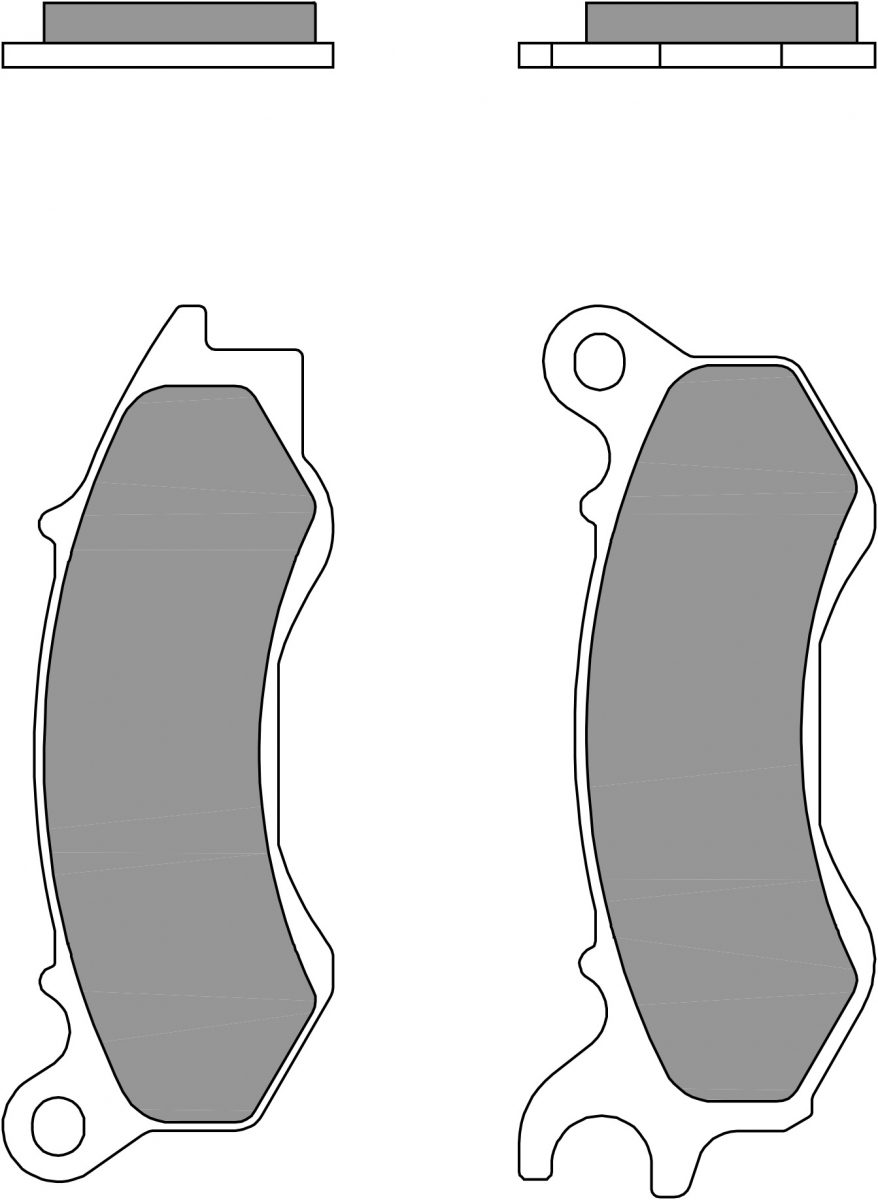07090CC BRAKE PADS ORGANIC