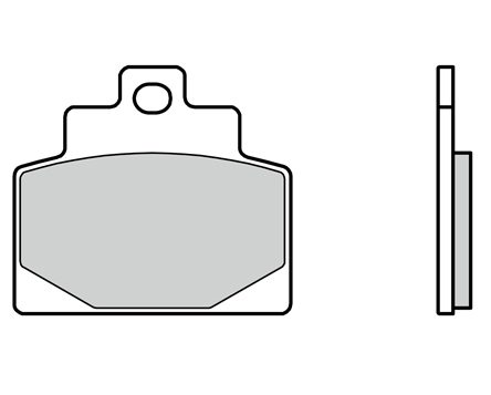 07108CC BRAKE PADS ORGANIC