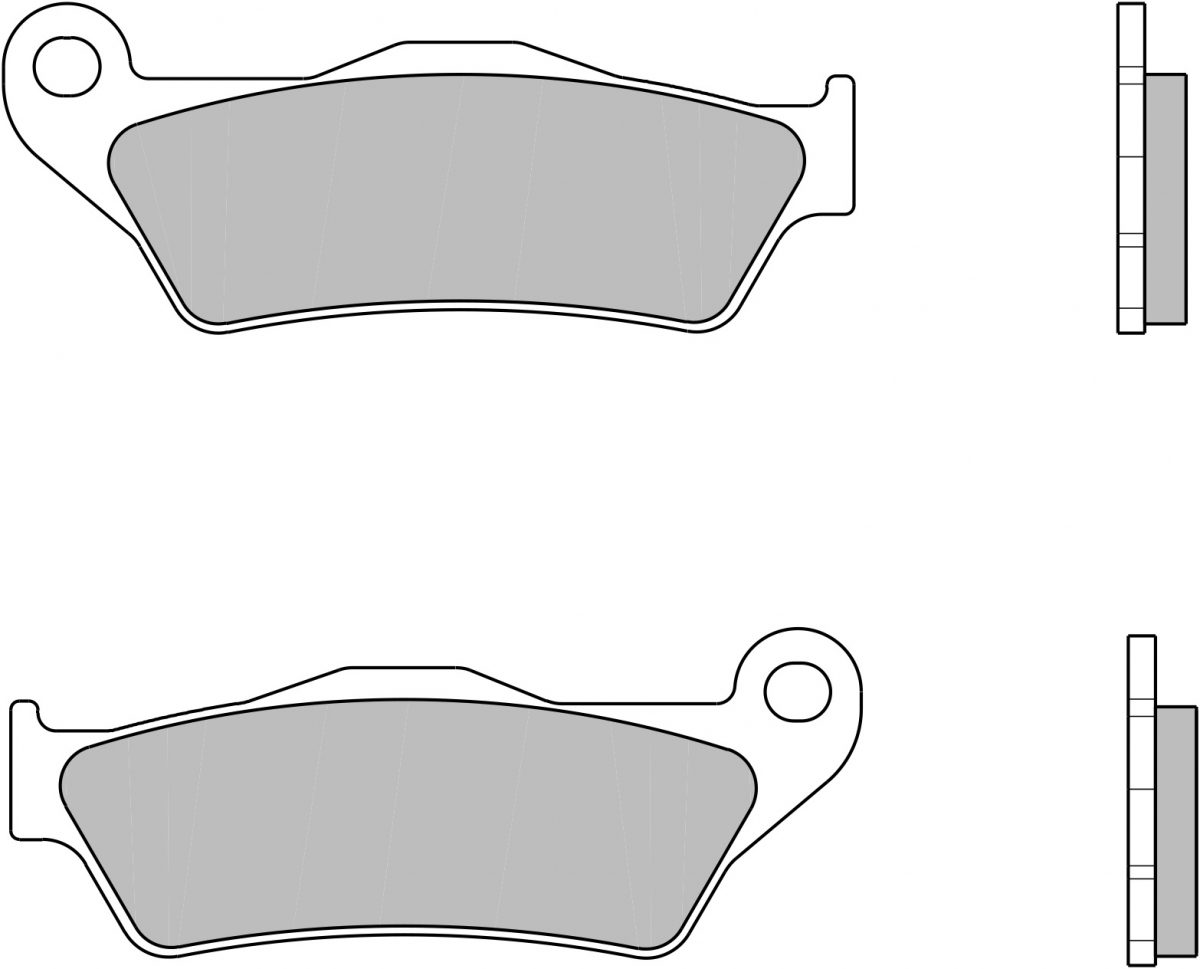 07BB04SX BRAKE PADS SINTER