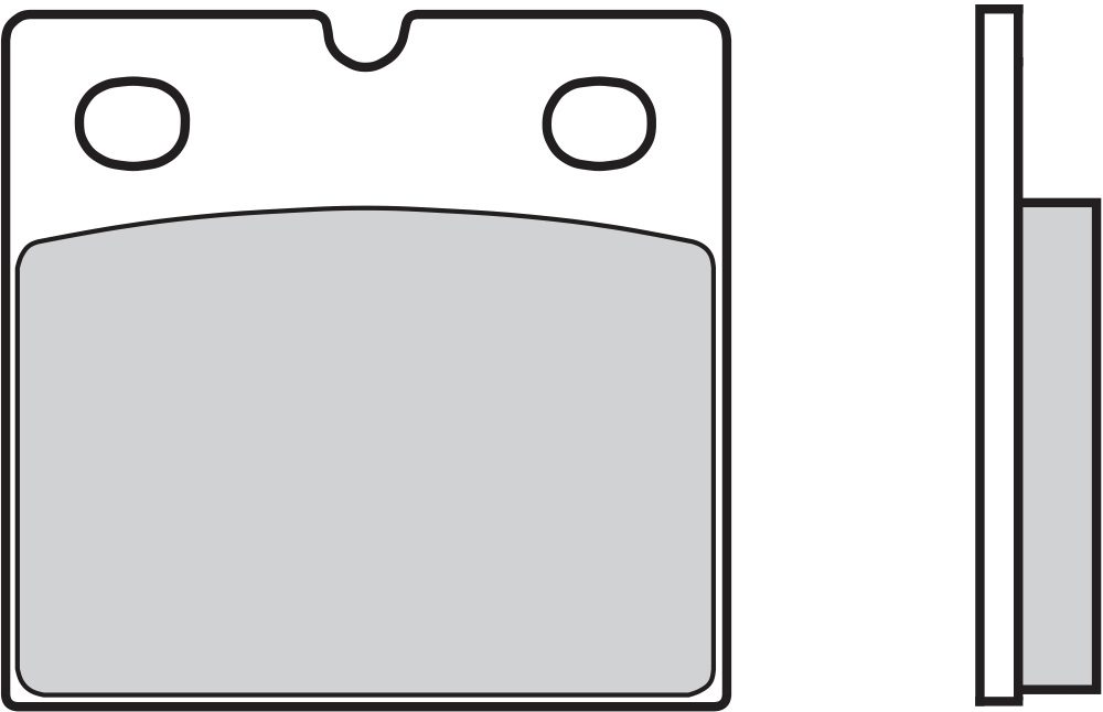 07BB1408 BRAKE PADS ORGANIC GENUINE