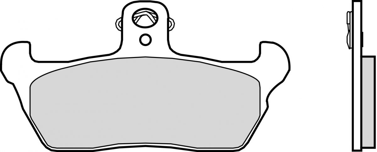 07BB1606 BRAKE PADS ORGANIC GENUINE