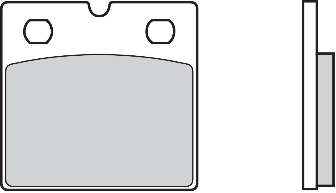 07BB2107 BRAKE PADS ORGANIC GENUINE