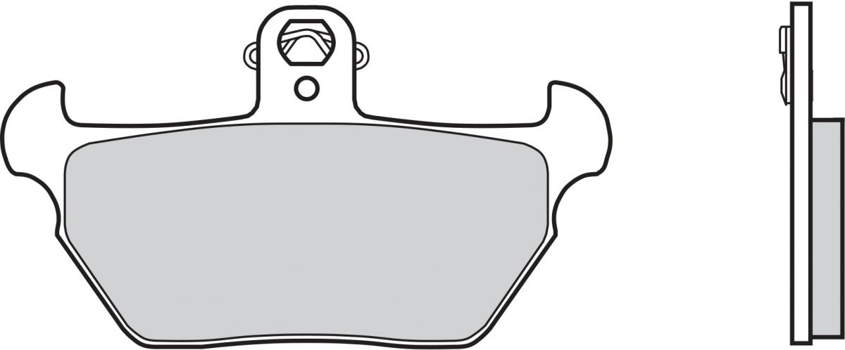07BB2207 BRAKE PADS ORGANIC GENUINE