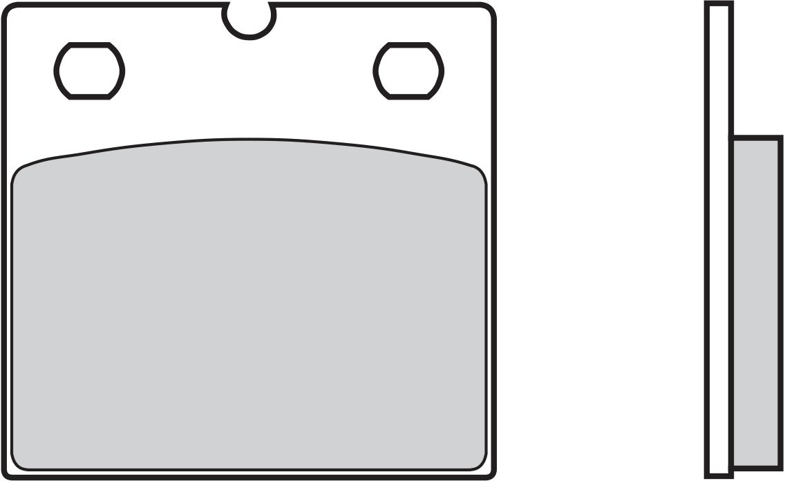 07BB2307 BRAKE PADS ORGANIC GENUINE