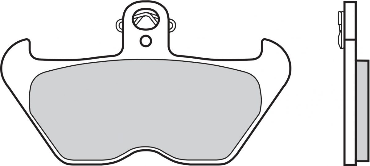 07BB2407 BRAKE PADS ORGANIC GENUINE