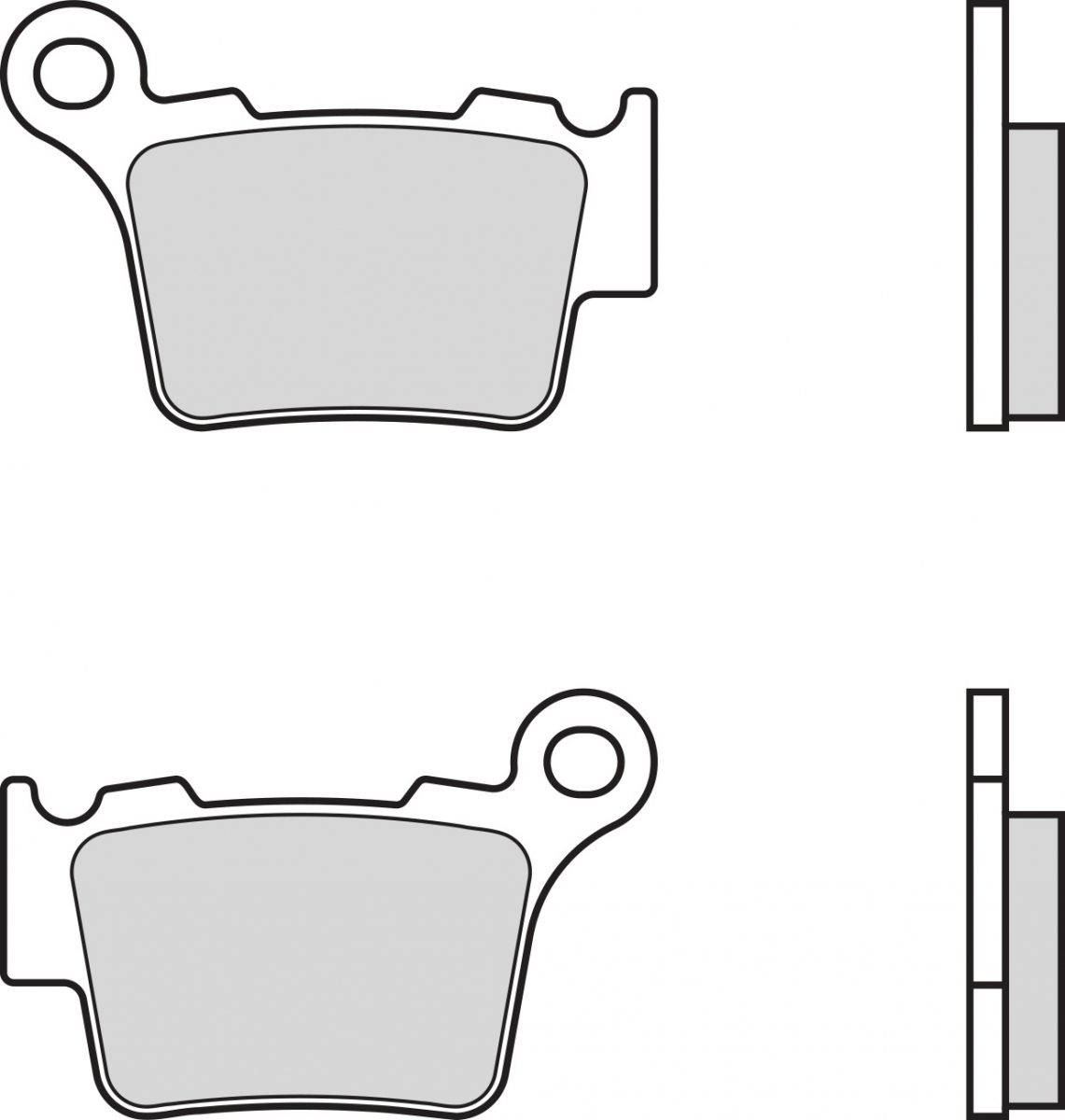 07BB275A BRAKE PADS SINTER GENUINE OE