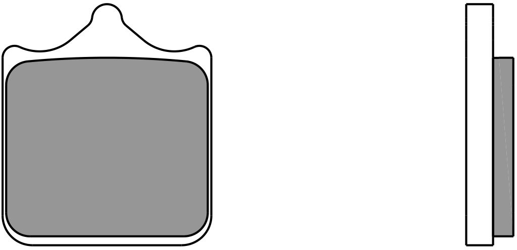 07BB3396 BRAKE PADS SINTER GENUINE
