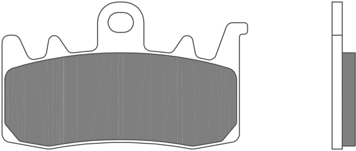 07BB38RC BRAKE PADS ORGANIC