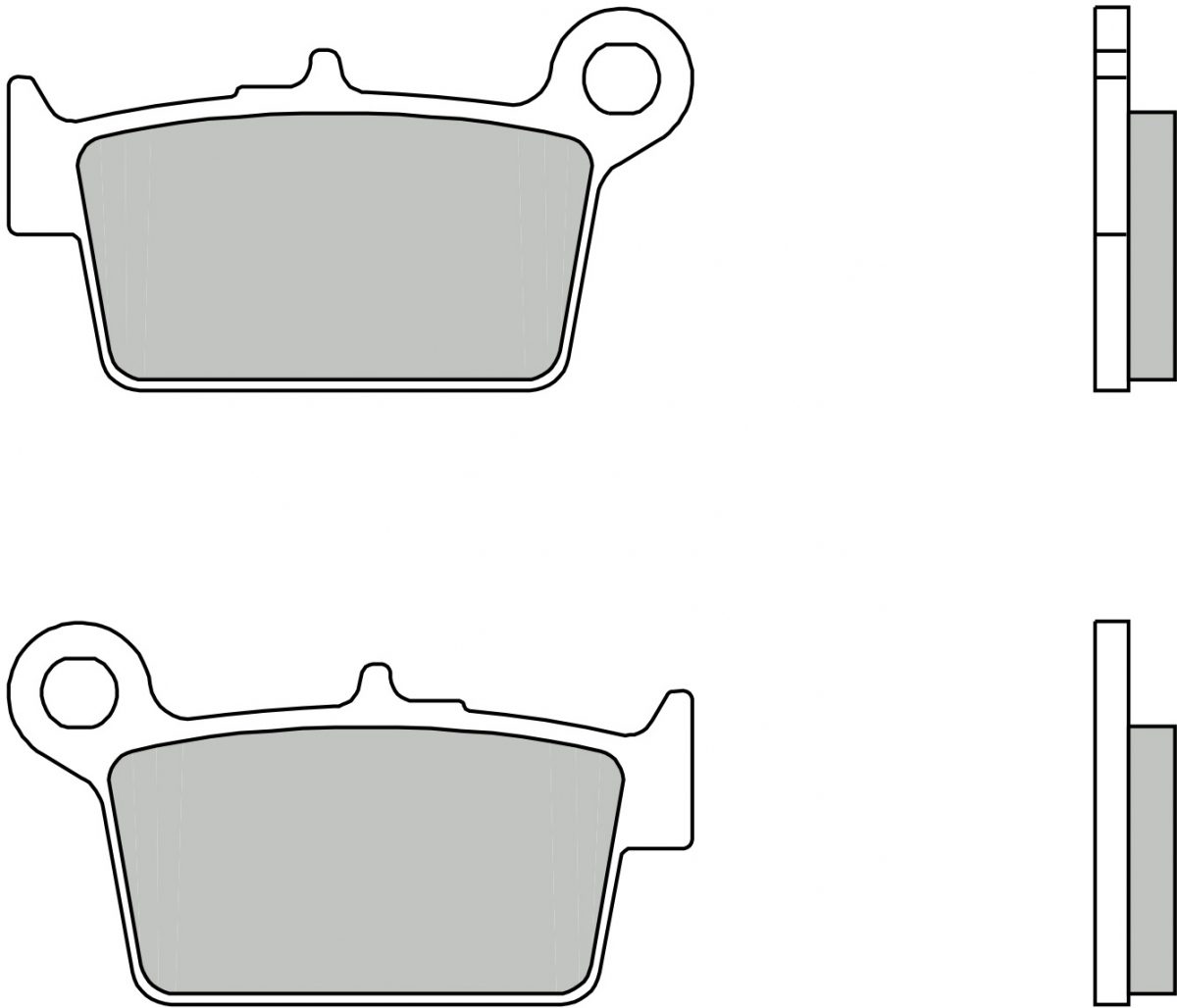 07GR05CC BRAKE PADS ORGANIC