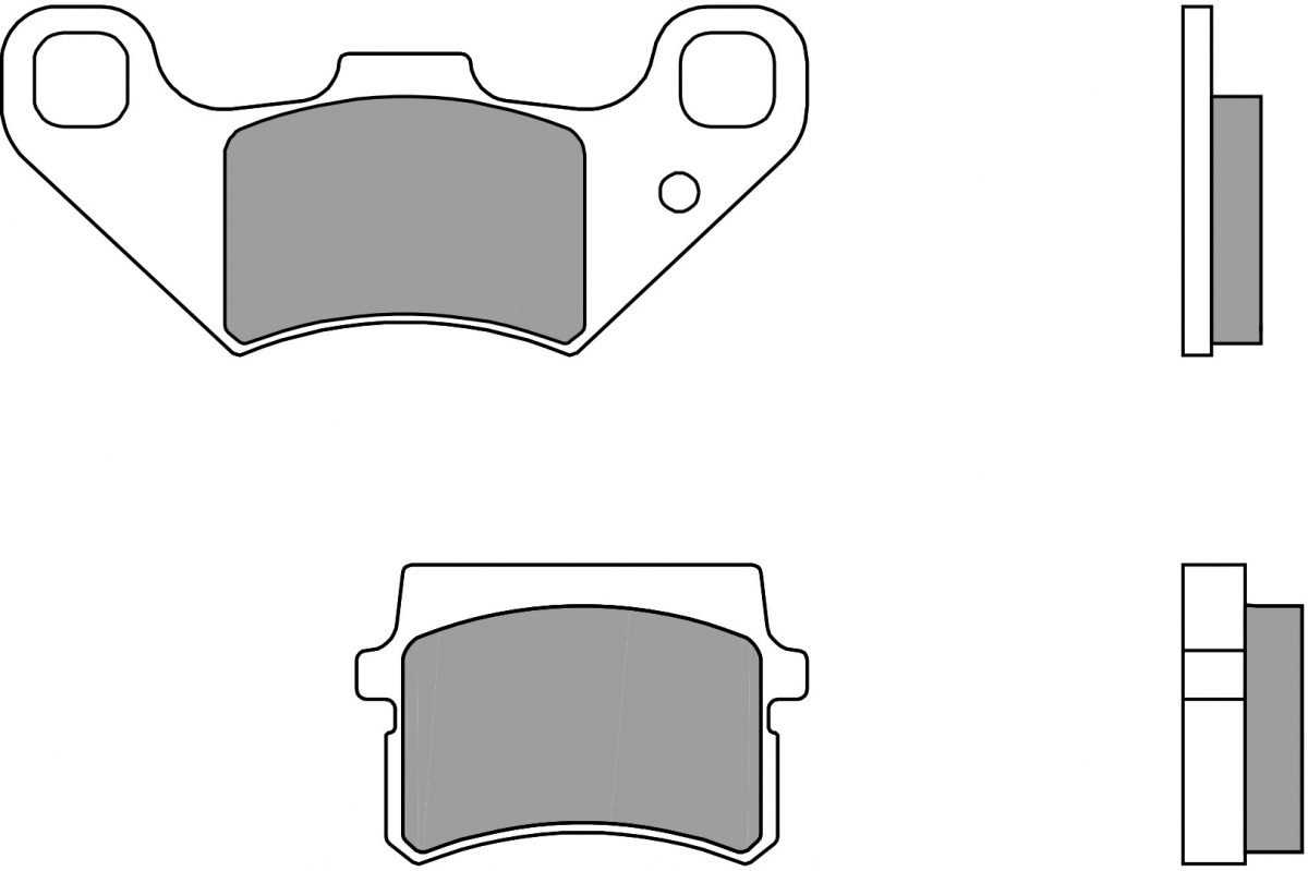07GR11CC BRAKE PADS ORGANIC
