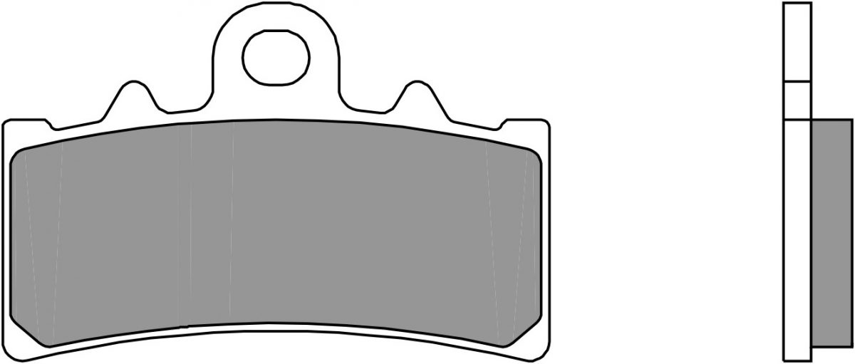 07GR18CC BRAKE PADS ORGANIC