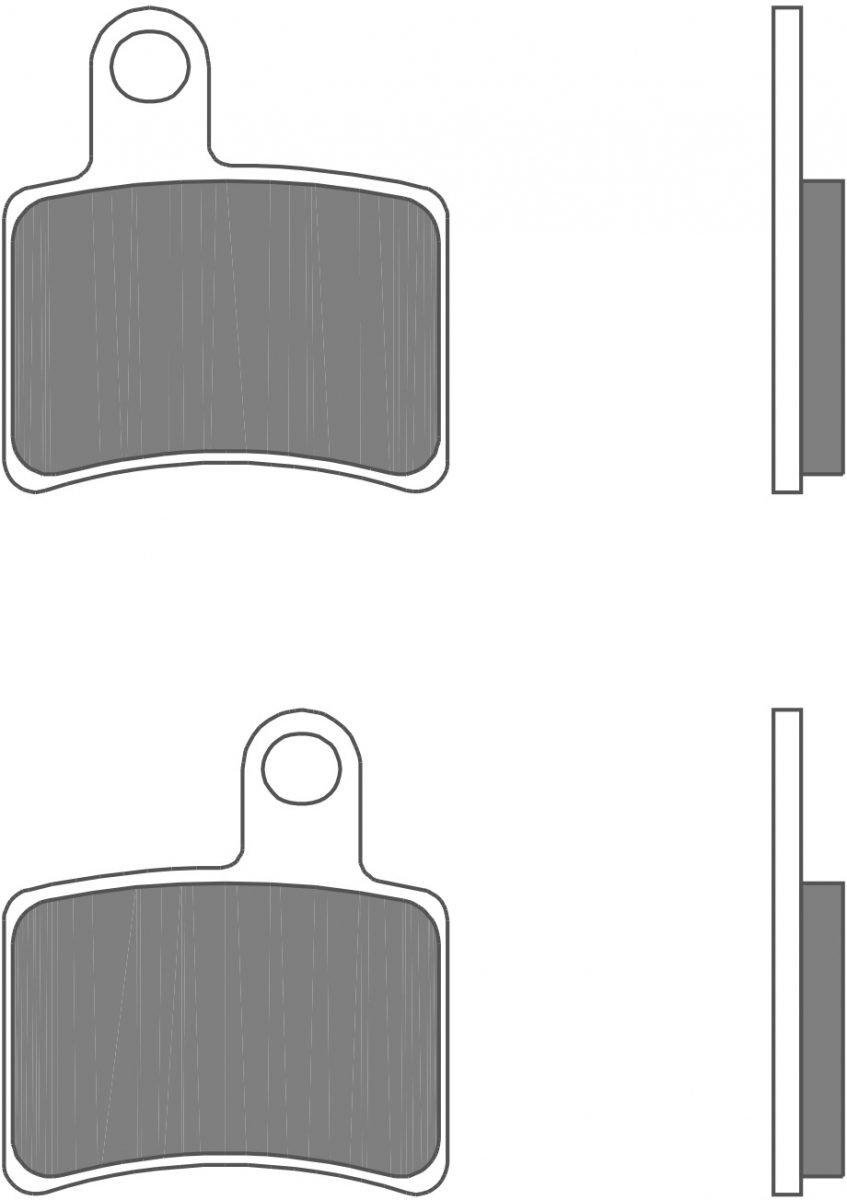 07GR24CC BRAKE PADS ORGANIC