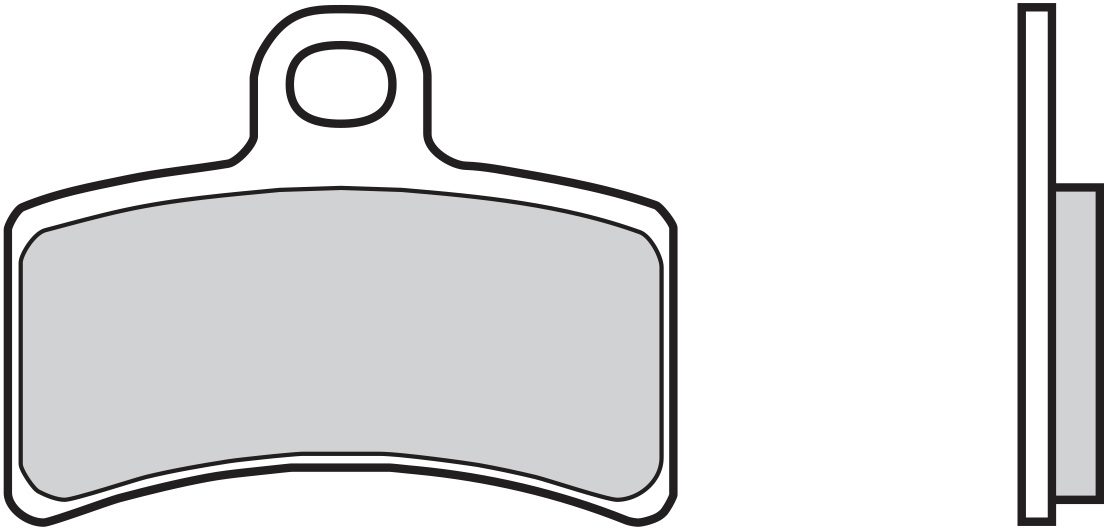 07GR5105 BRAKE PADS ORGANIC GENUINE