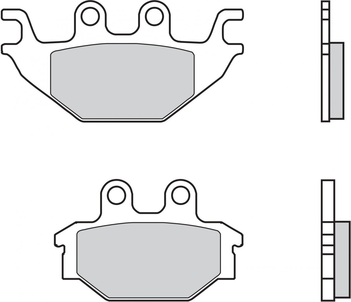 07GR5209 BRAKE PADS ORGANIC GENUINE