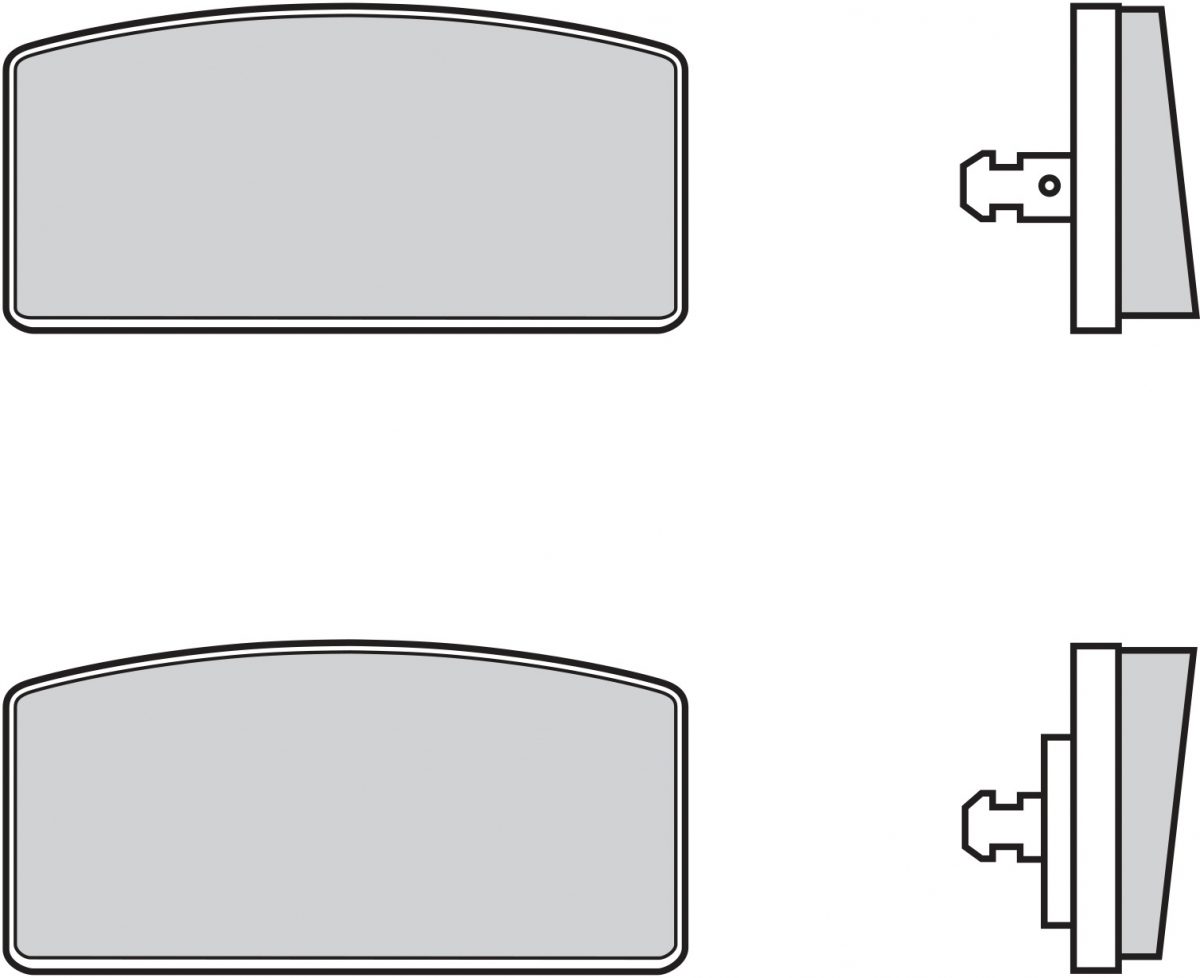 07GR5915 BRAKE PADS ORGANIC GENUINE
