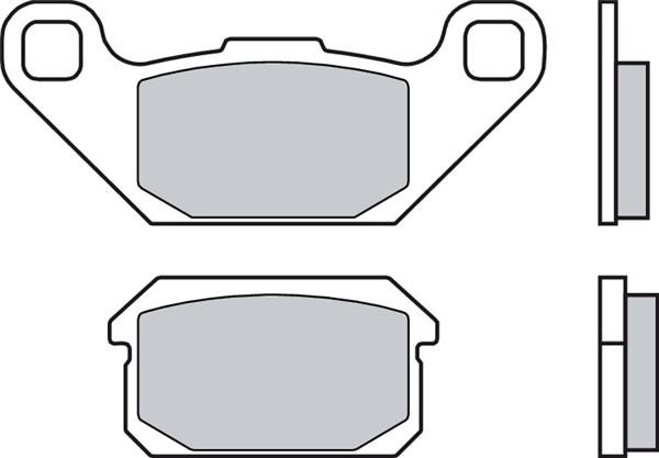 07GR78CC BRAKE PADS ORGANIC