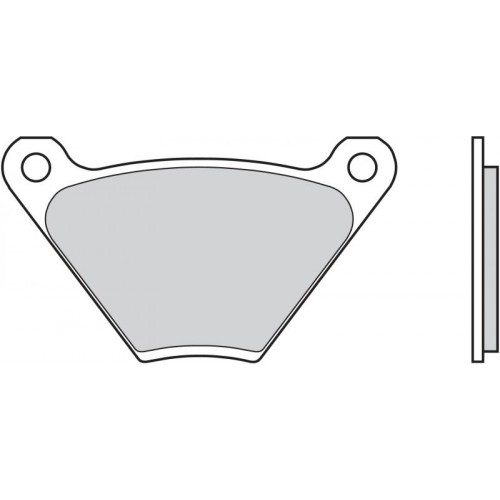 07HD0105 BRAKE PADS ORGANIC GENUINE