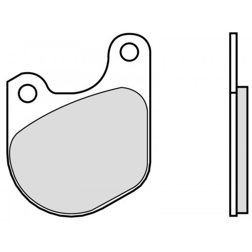 07HD0202 BRAKE PADS ORGANIC GENUINE