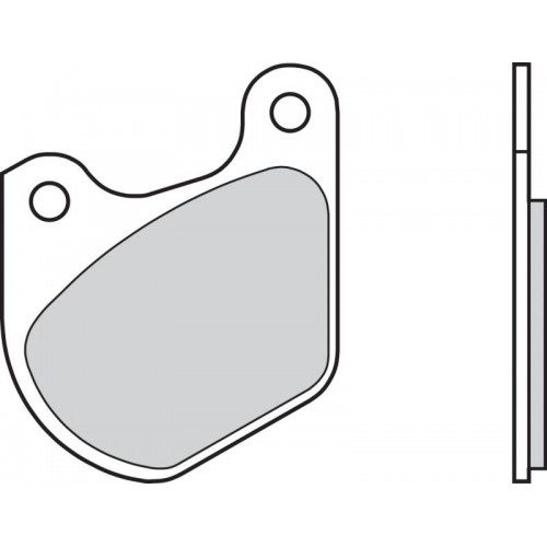 07HD0303 BRAKE PADS ORGANIC GENUINE