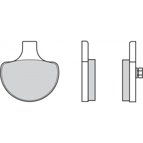 07HD0614 BRAKE PADS ORGANIC GENUINE