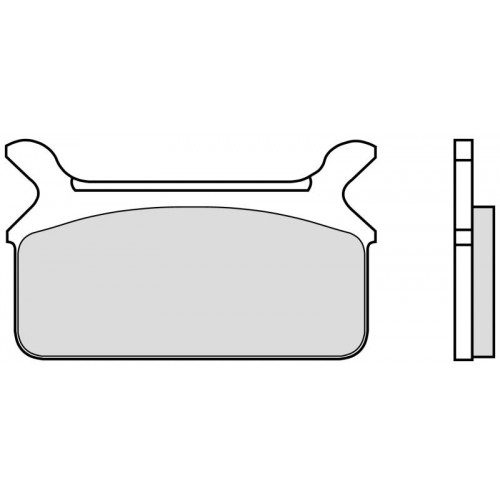07HD0910 BRAKE PADS ORGANIC GENUINE