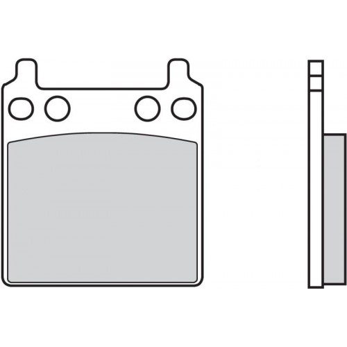 07HO0411 BRAKE PADS ORGANIC GENUINE