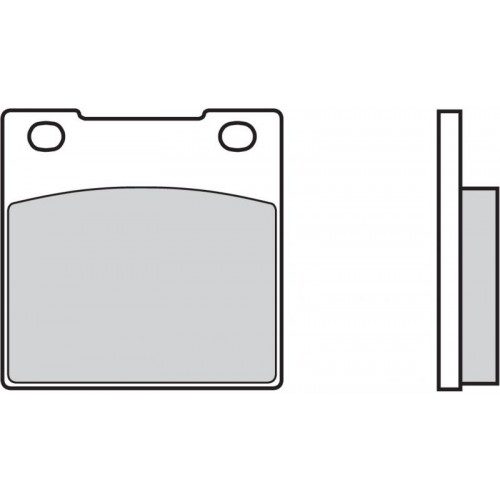 07HO0712 BRAKE PADS ORGANIC GENUINE
