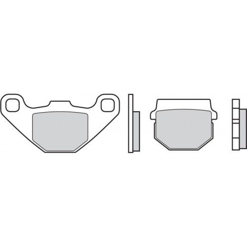 07HO1118 BRAKE PADS ORGANIC GENUINE