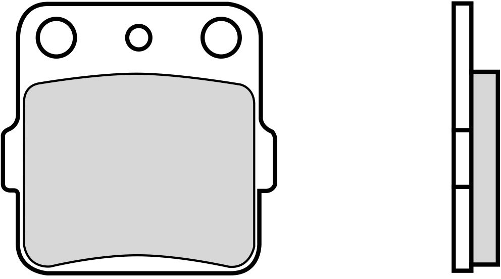 07HO20SD BRAKE PADS SINTER