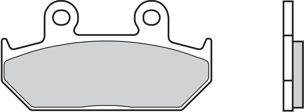 07HO2307 BRAKE PADS ORGANIC GENUINE